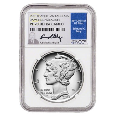 Palladium Legacy Package: (1) 2018-2020 plus (3) 2026 Certified Palladium Coins