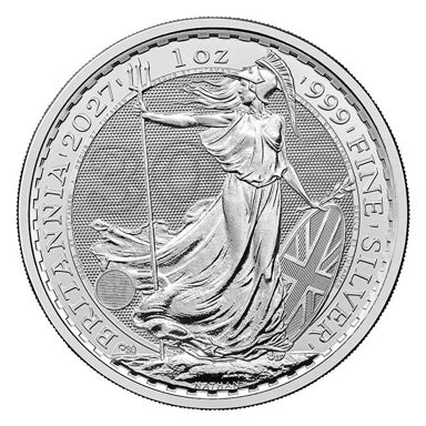 2027 1oz Silver Britannia Coin reverse