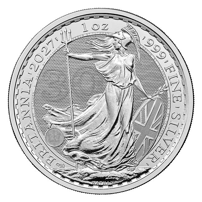 2027 1oz Silver Britannia Coin reverse